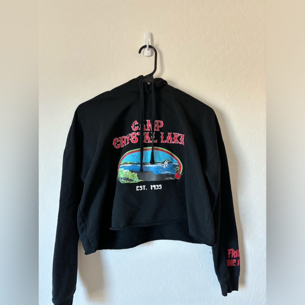 Friday The 13th Cropped Sweatshirt